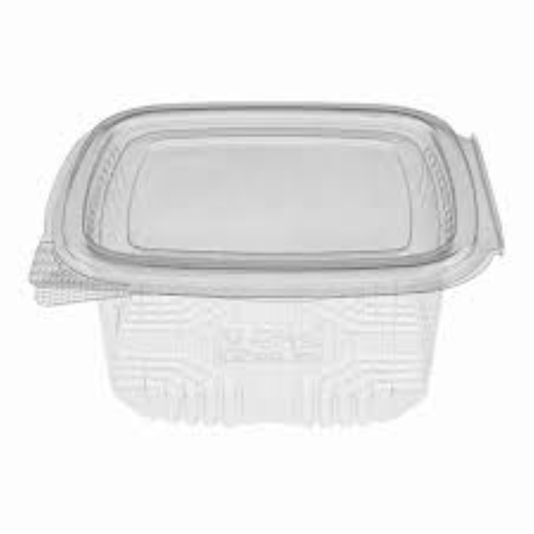 XPRO PET-11CLR 1000CC CLEAR HINGED CONT